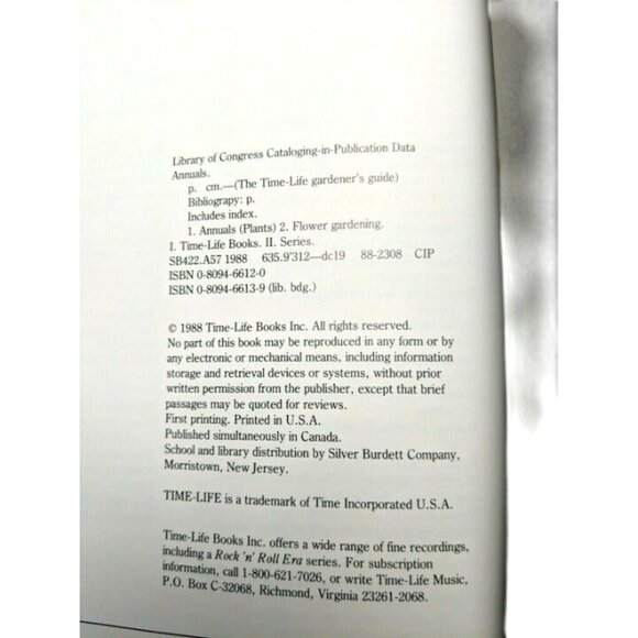 The Time-Life Gardeners Guide Annuals Hardcover Book - Picture 3 of 8